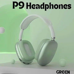 P9 Wireless Bluetooth Headphones – Deep Bass, Foldable Design with 5 Stylish Color Options