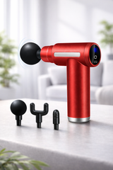 Premium Deep Tissue Massage Gun โ 4 Speed Levels | Ultra Quiet | Professional Muscle Recovery