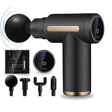 Premium Deep Tissue Massage Gun โ 4 Speed Levels | Ultra Quiet | Professional Muscle Recovery