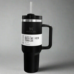 Stanley Stainless Steel Tumbler – 40oz Black Leakproof Travel Cup