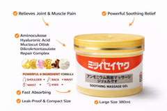 Japanese Soothing Massage Gel – Instant Relief for Joint, Muscle & Back Pain (Fast Absorbing Formula)