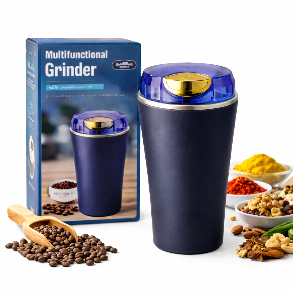Premium Multifunctional Electric Grinder – Powerful Coffee, Spice & Dry Food Grinder for Modern Kitchens